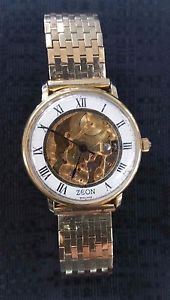Beautiful Zeon 14k Gold Wristwatch