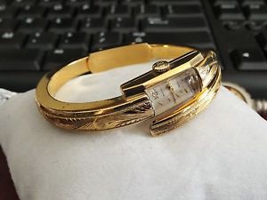 Vintage Ernest Borel Incabloc 20 Microns Gold Plated Swiss Watch w/ Brevete Band