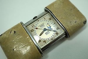 MOVADO CALENDAR MOONPHASE ERMETO ORIGINAL DIAL,NICE. DATES 1940'S BUY IT NOW!