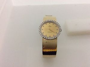 Ladies 14k yellow gold diamond Concord watch