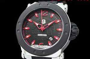 Auth Gio Monaco Graffiti 763A1 SS Auto Men's Watch(S Z9699)