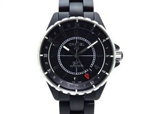 Used[A] Watch CHANEL J12 H3101 automatic Black Arabic ceramic M0A