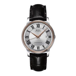 MIDO Mod. BARONCELLI III GOLD AUTOMATIC  DATA 39mm SWISS MADE ref. M010.408.46.0