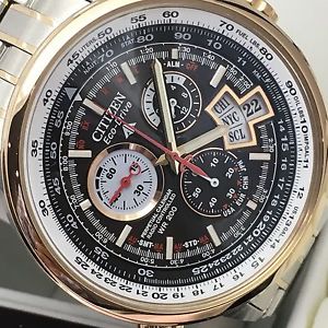 Citizen Eco Drive Limited Edition Old Stock Rose Gold Bezel HTF New in Box