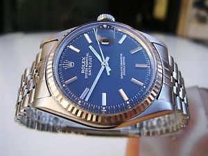 ROLEX DATEJUST 1601 DEL 1969 GHIERA ORO BIANCO 18 KT SCATOLA & GARANZIA OROLOGIO