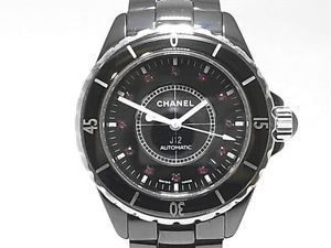 Used[A] Watch CHANEL J12 H1635 Automatic Black board Black ceramic R4F