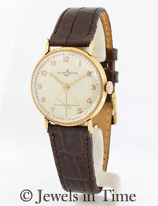 Ulysse Nardin Vintage 18k Yellow Gold Midsize Watch