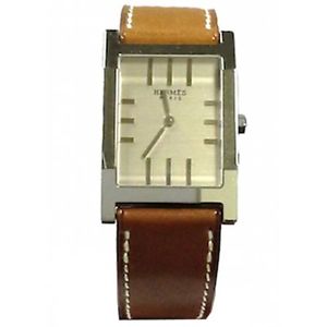 HERMES Mod.TANDEM QUARTZ GENT LEATHER STRAP 32mm