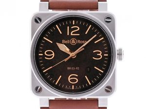 Bell & Ross Aviation BR 03-92 Golden Heritage Stahl Automatik 42x42mm