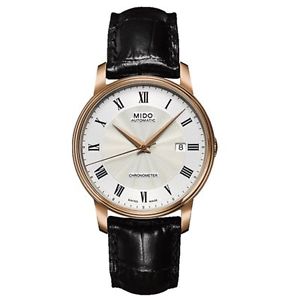 MIDO Mod. BARONCELLI III GOLD AUTOMATIC  DATA 39mm SWISS MADE ref. M901.408.76.0