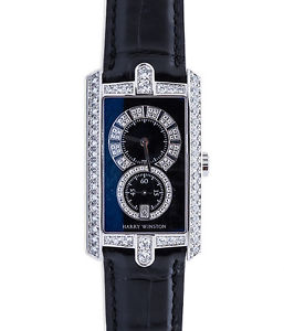 Harry Winston Avenue C Midsize 18K White Gold 331/UQWL.KD/D3.2