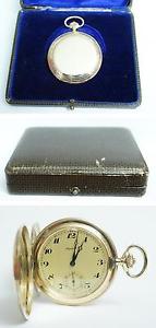 Antike Taschenuhr Savonette von Alpina aus 585/000 Gelbgold   Bad Waldsee  A1112