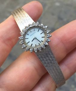 Zenith Art deco Oro Gold Lady lady 24 mm manuale diamanti Diamonds