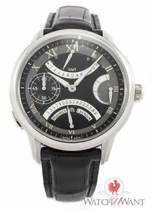 Pre-Owned Maurice LaCroix Masterpiece Calendar Retrograde GMT Ref