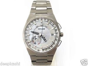 genuine CITIZEN F100-T021065 satellite wave eco-drive radio clock solar watch