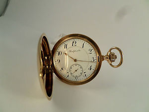 Antike Borel Fils & Cie Savonette 14K Gold (585er) Gold Taschenuhr