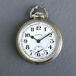 Extra Nice 16S 23J Illinois Bunn Special 60 Sixty Hour RR Pocket Watch