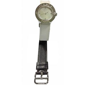 HERMES Mod. PASSE-PASSE LADY QUARTZ LEATHER STRAP 30mm