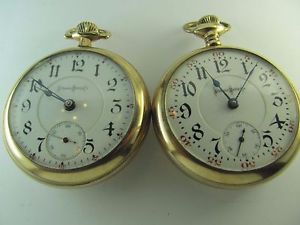 2, 18 SIZE, BUNN SPECIAL POCKET WATCHES IN NICE CONDITION