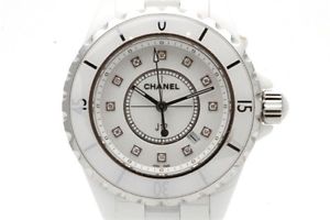 Used[B] Watch CHANEL J12 H1628 quartz white ceramic Q8P