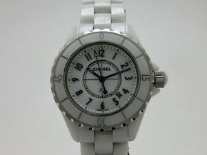 Used[A] Watch CHANEL J12 Quartz white ceramic Z4X