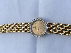 Concord 14kt Yellow Gold Ladies With Diamond Bezel