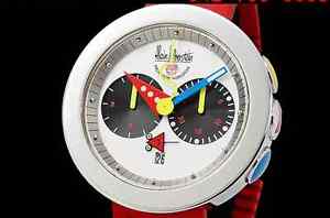 Auth Alain Silberstein Rondo Chrono 500P Limited SS Auto Men's Watch(S A5009)