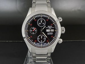 Ball Engineer Master II Telemeter II auto day date chrono SS bracelet watch