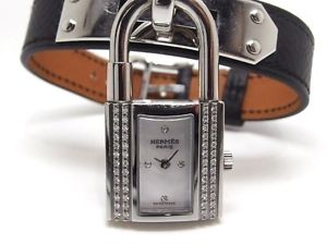 Used[B] Watch HERMES Kelly Watch KE1.231 quartz Shell 4P diamond N3H