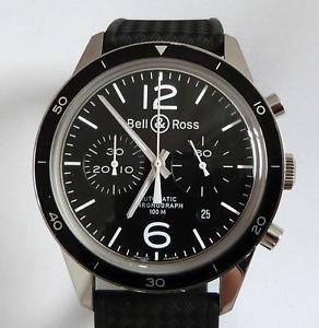 Bell & Ross BR-126-Sport Chronograph Watch. Auto. Box & Papers. Great Condition.