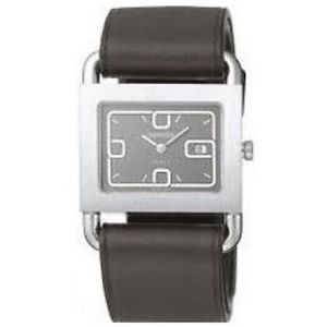 HERMES Mod. VARENNE SERIES SS CASE NATURAL LEATHER STRAP