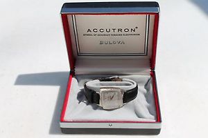 Vintage Accutron Bulova TV Dial Watch Patented #139691 MO 14K Face