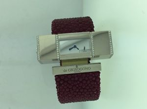De Grisogono geneve Lipstick Watch In 18K white gold