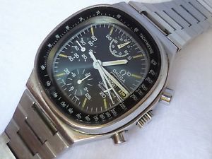 Vintage OMEGA SPEEDMASTER MARK-V TV bluish black dial TIP TOP Swiss made