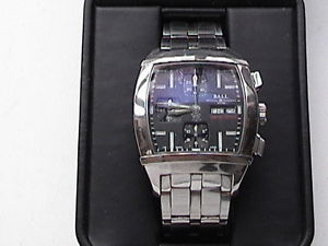 HUGE OFFICIAL RAIL ROAD STANDARD LTD EDITION BALL  AUT.DAY/DATE CHRONO W/WATCH
