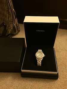 Chanel J12 White Ceramic 33mm Watch H0968