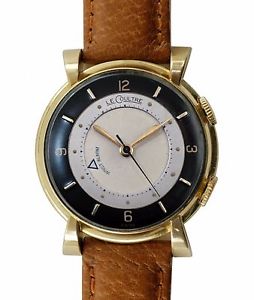 Vintage 40's Le Coultre Vacheron Wrist Alarm (memovox) Gold Filled Case Watch