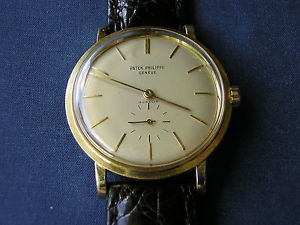 PATEK PHILIPPE - REF 3415 -  18K YELLOW GOLD MEN`S  DRESS WATCH ~ 1960