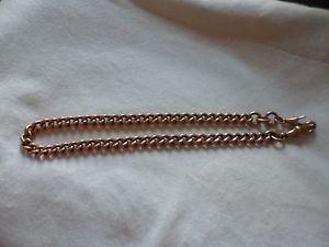 Heavy 9CT SOLID GOLD Pocket Watch Chain - 40.8 Grams!!