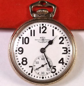 1941 BALL 23 JEWEL POCKET WATCH ( GRADE 998 