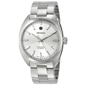 Movado Mens 0606360 Datron Stainless-Steel Watch