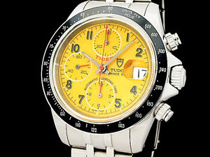 Auth TUDOR Tiger Chronograph 79260 SS Auto Men's Watch(28.2.13)