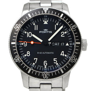 Pre-Owned FORTIS B-42 Cosmonaut Day-Date Automatic Men's Watch 647.10.11M, ML