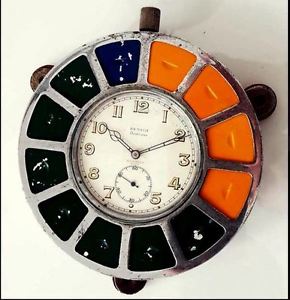 VINTAGE ZENITH CAIRELLI WW2 WATCH CLOCK DASHBOARD PLANE-BOMBER 8 DAYS MINT RARE