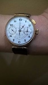Zenith chronograph no El primero gold 18 kt