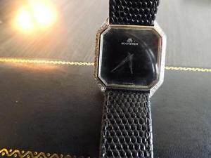 BUCHERER 18CTWHITE GOLD DIAMOND SET. MANUAL WIND GENTS VINTAGE WATCH