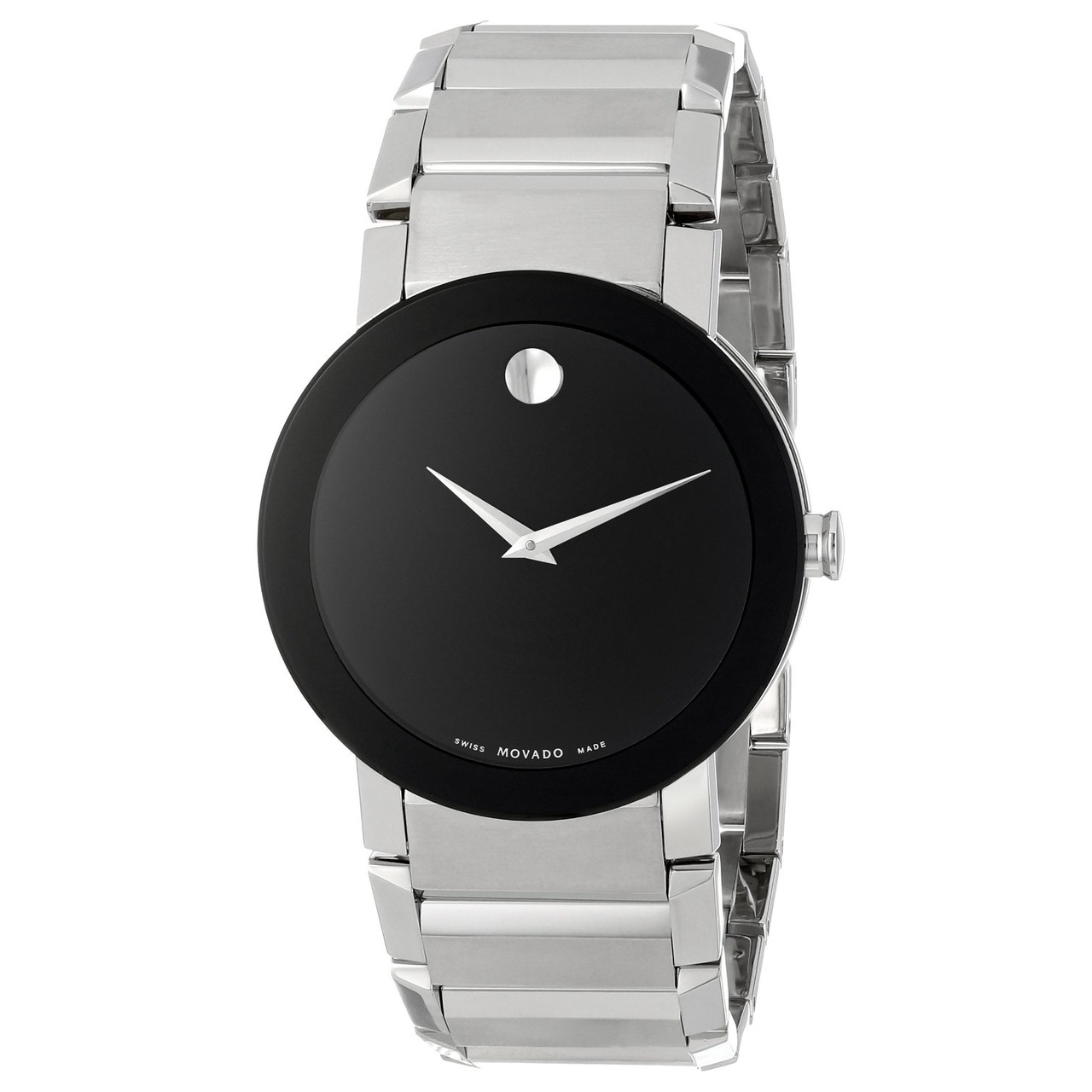Movado Mens 606092 Sapphire Stainless Steel Bracelet Watch