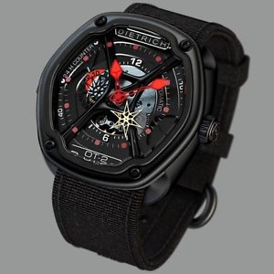 DIETRICH Organic Time OT-2 Black PVD Red - Automatic - NEW - RM Richard Mille