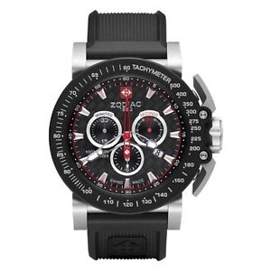 Zodiac Mens ZO8503 Analog Display Swiss Quartz Black Watch