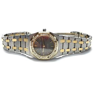 AUDEMARS PIGUET 2 Tone Ladies/Unisex Watch w/ DIAMOND Bezel 18K Gold And SS
